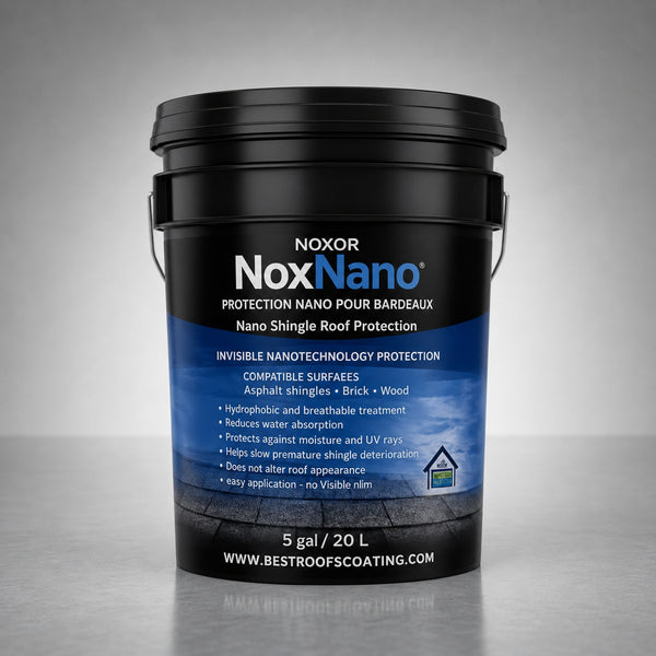 NoxNano β Clear Shingle Protection (Water-Repellent Roof Treatment)