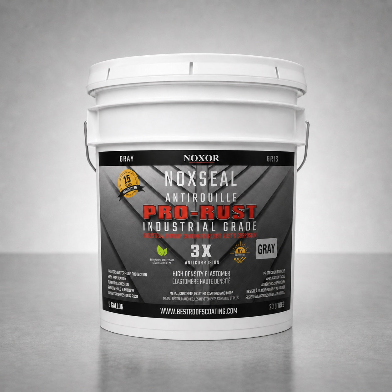Pro Rust – Industrial-Grade Elastomeric Anti-Corrosion Roof Coating (15-Year Protection)