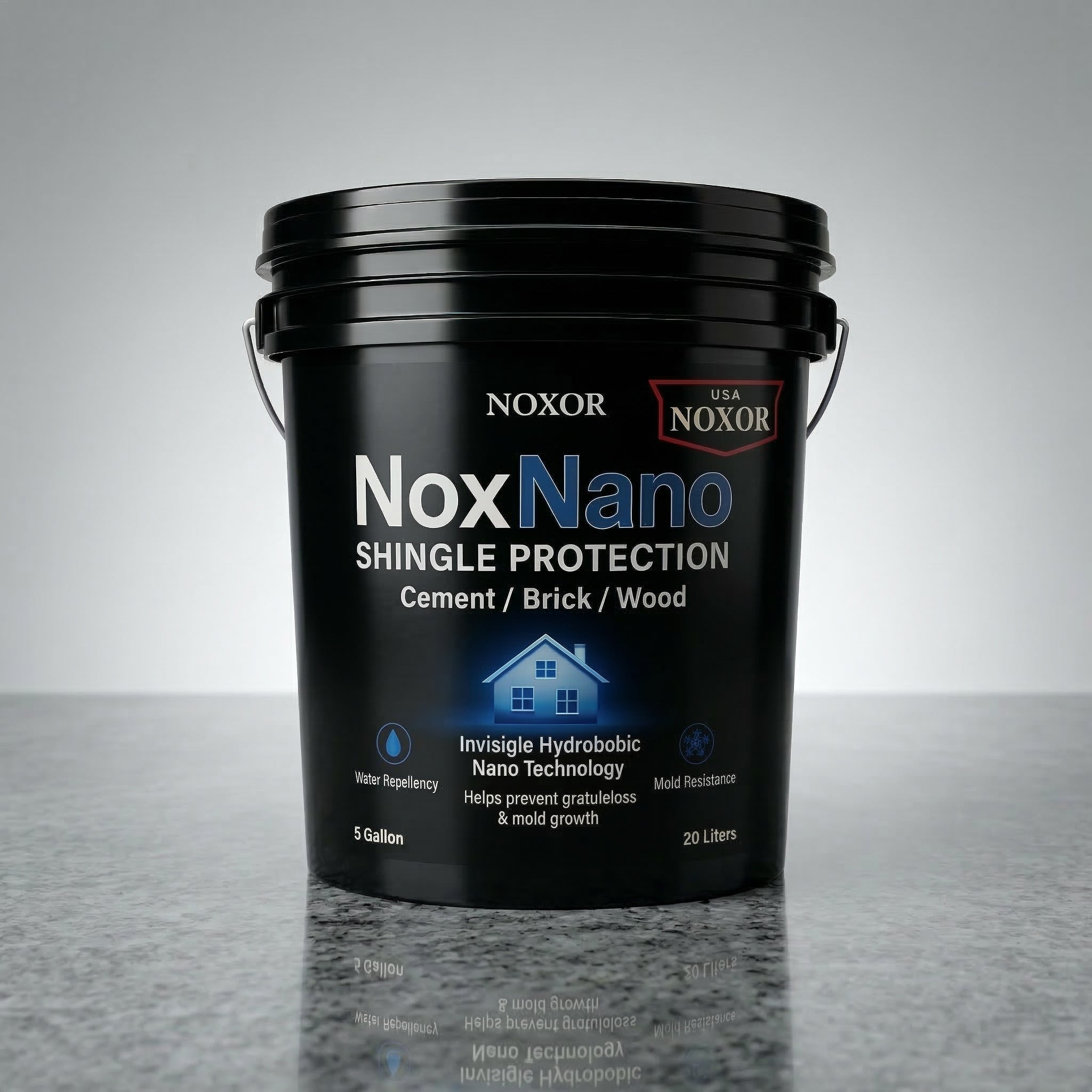 NoxNano – Clear Shingle Protection (Water-Repellent Roof Treatment)