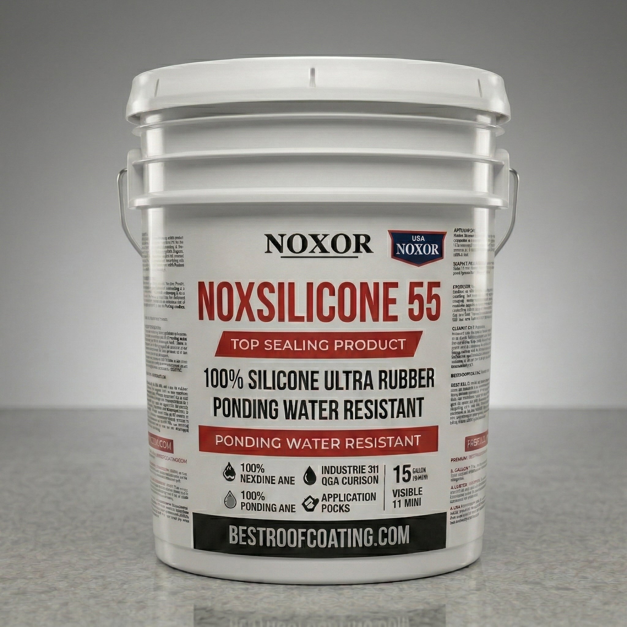 NoxSilicone 55 – 100% Silicone Flat Roof Waterproofing (Ponding Water Resistant)