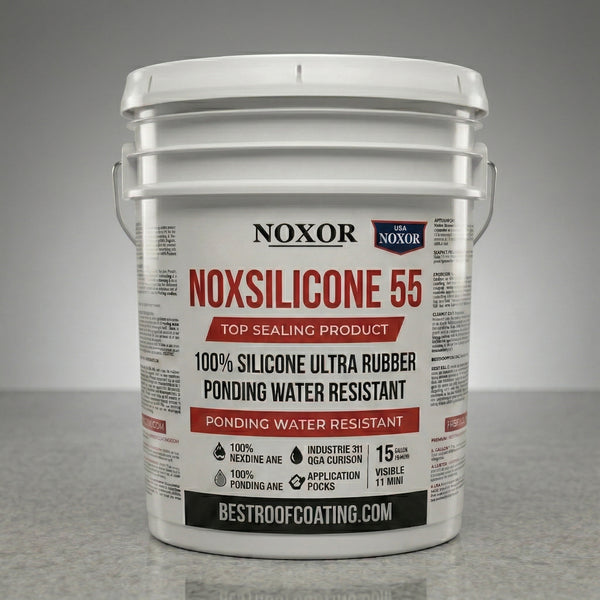 NoxSilicone 55 – 100% Silicone Flat Roof Waterproofing (Ponding Water Resistant)